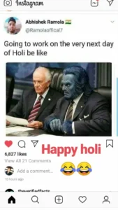 Holi Memes