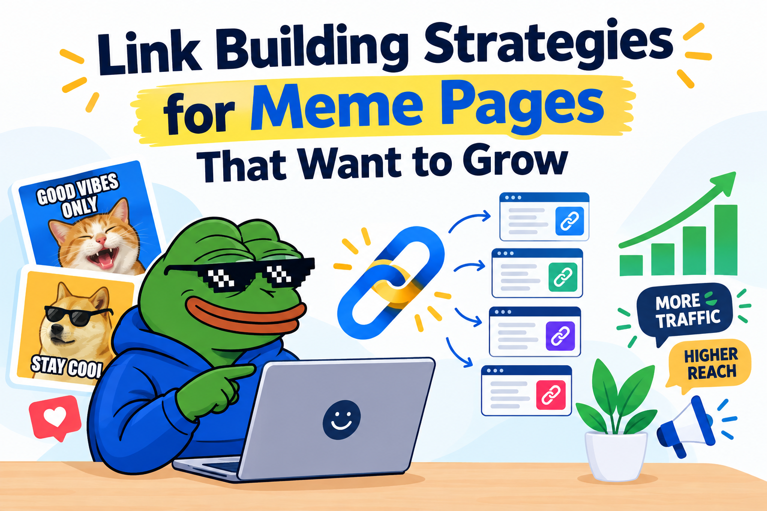 Link Building Strategies for Meme Pages That Want to Grow